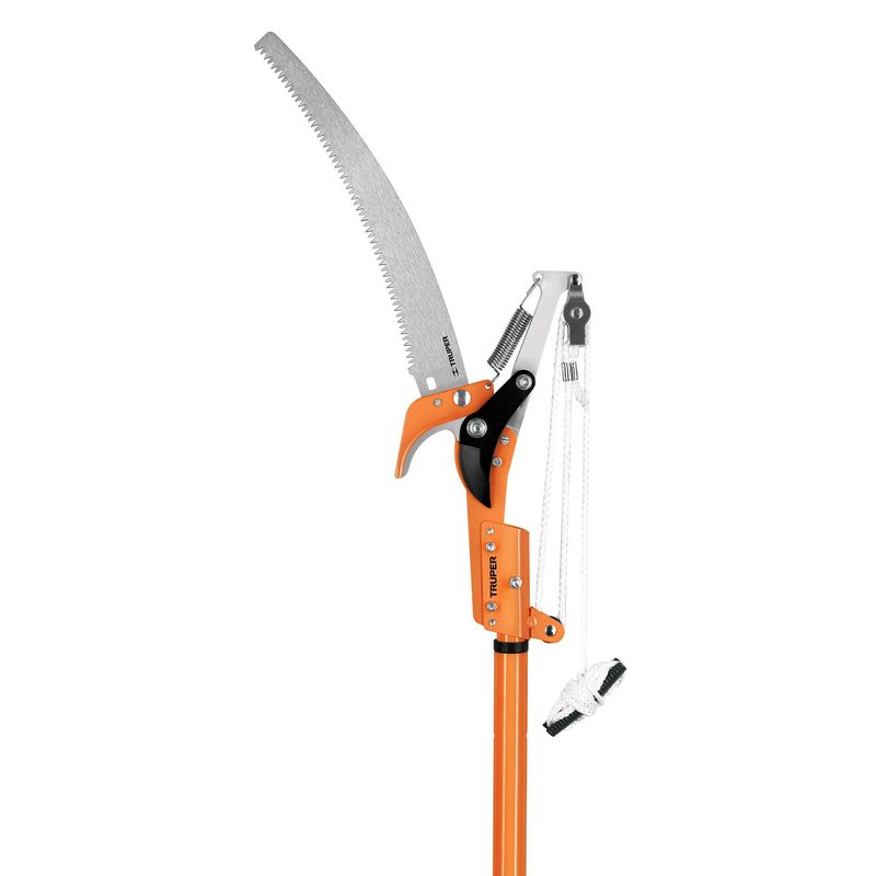 TRUPER - Cortador de ramas altas mango telescópico 2.4 m aluminio