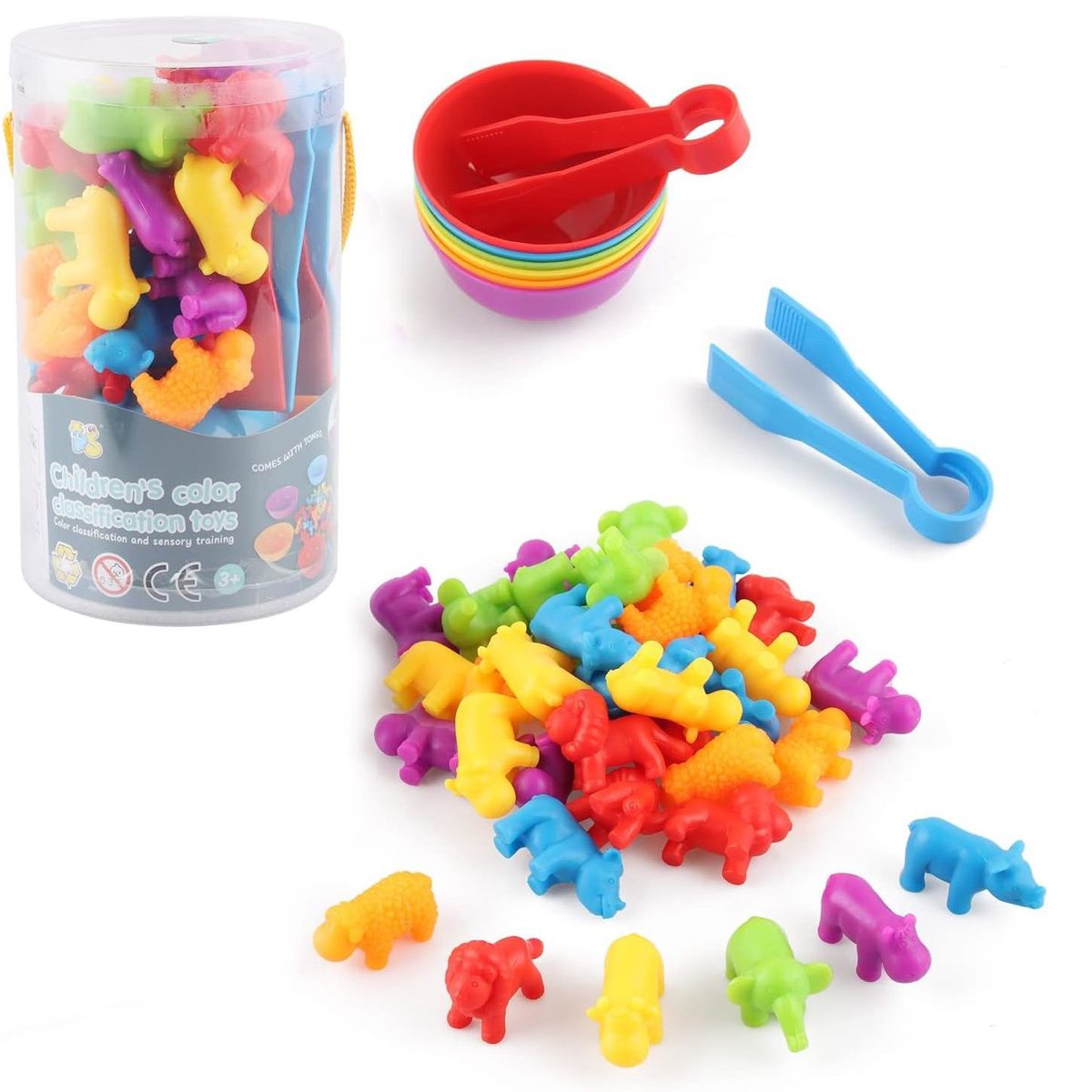 GENERICO - Juego de Clasificación Colores y Formas Montessiori