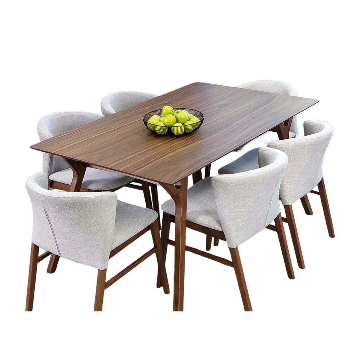 CENTRAL DECCO - COMEDOR 6 SILLAS LAUSANA BEIGE