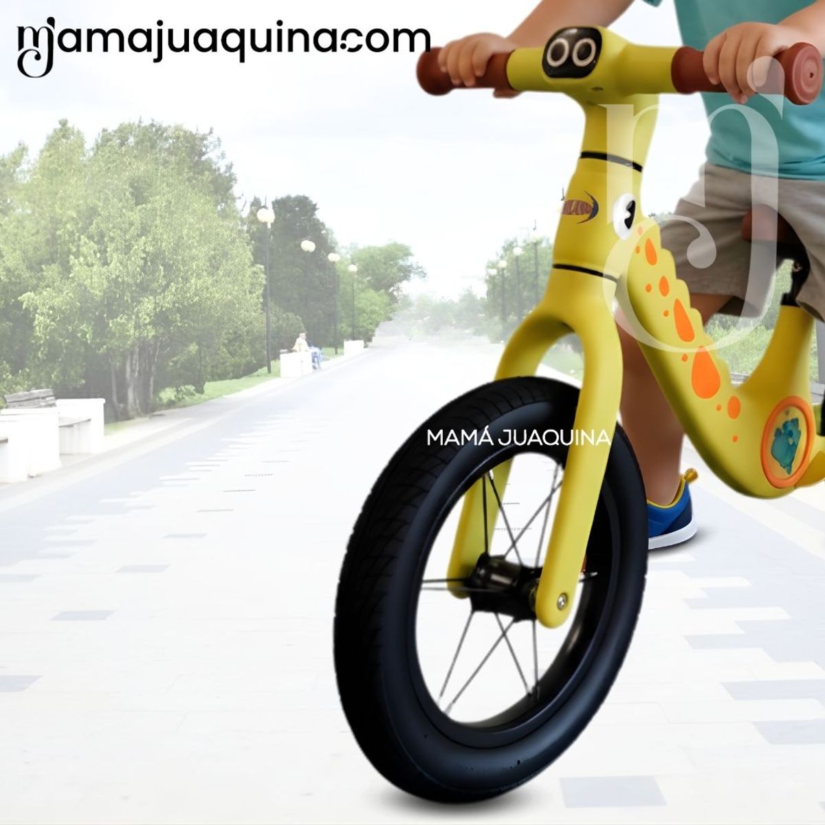 Velox - Bicicleta de Equilibrio «ASTRO KID» Edición Limitada Limón