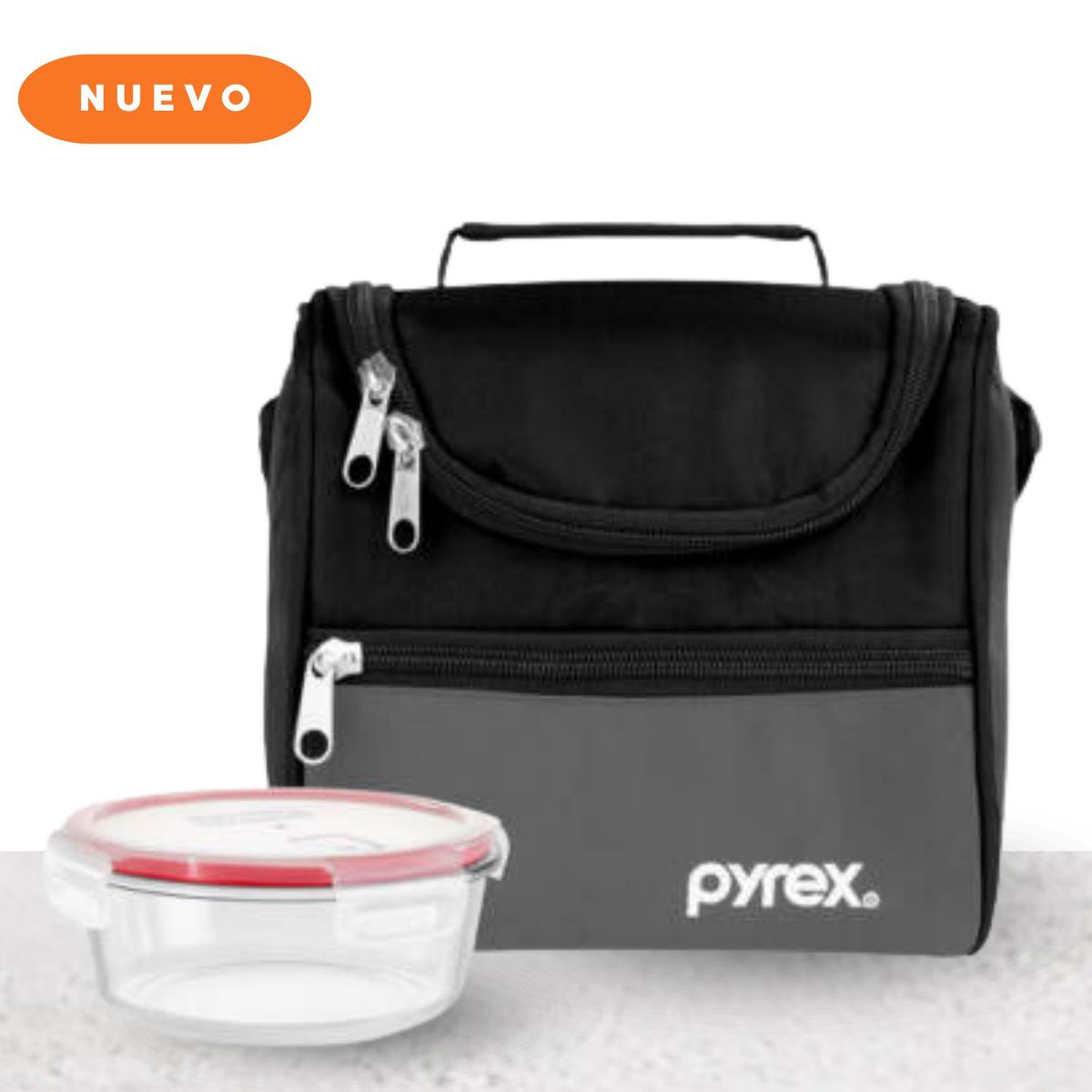 PYREX - Lonchera Pyrex Térmica Clásica con táper Refractario Doble Cierre