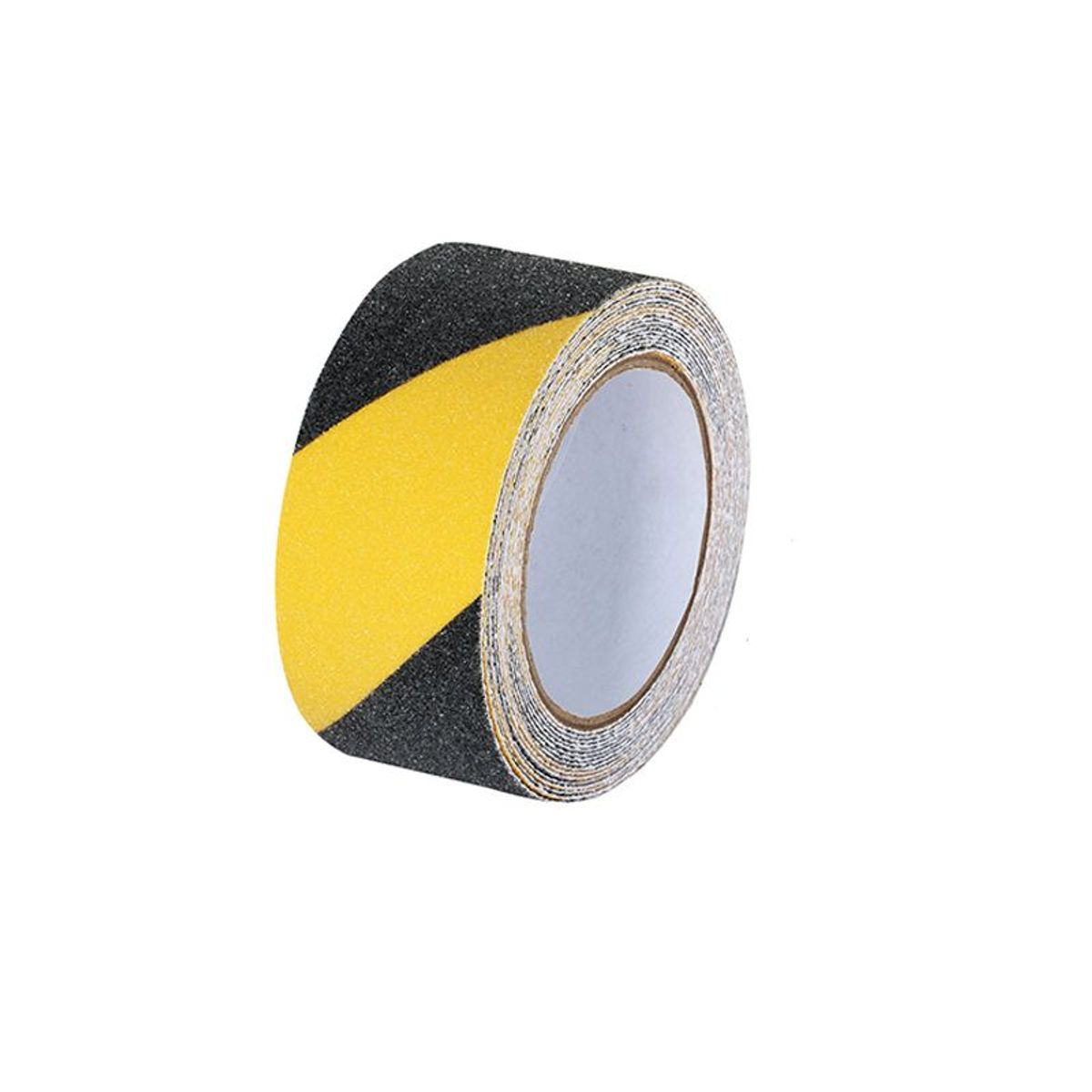 GENERICO - CINTA ANTIDESLIZANTE NEGRO Y AMARILLO 2″ x 18 MT RAYMA