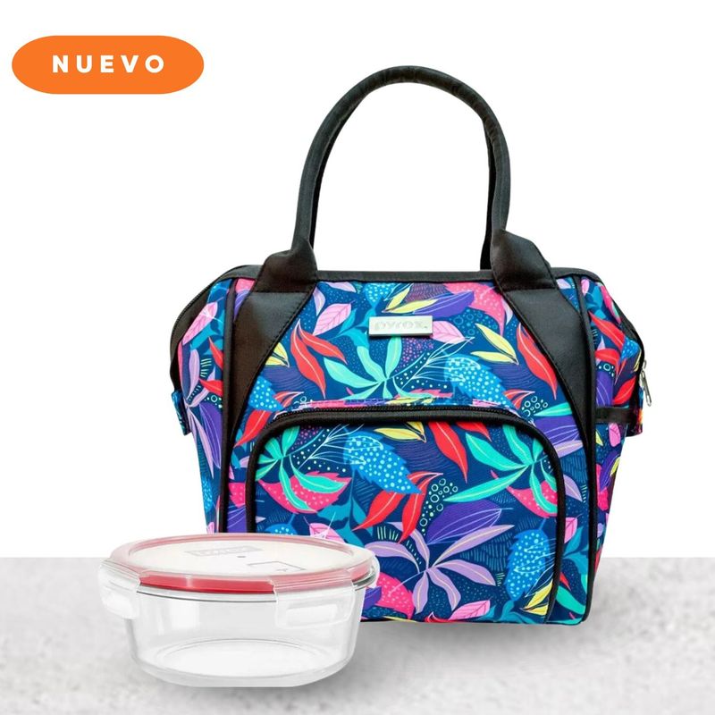 PYREX - Lonchera Pyrex Térmica Palmeras + Taper 650ml