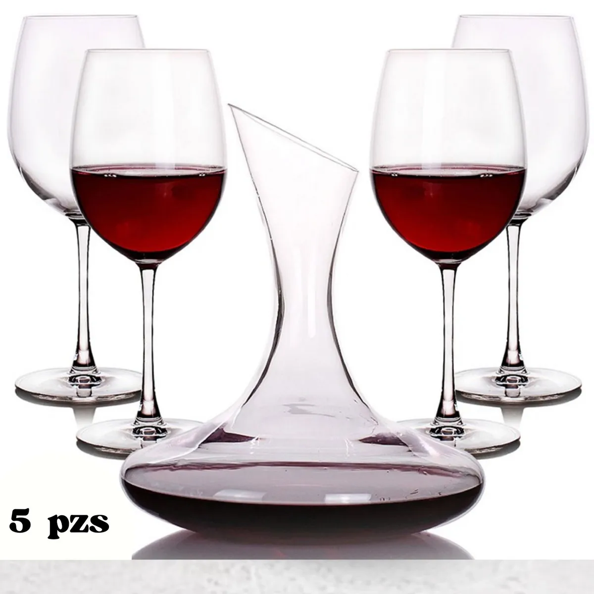 ICHIMATSU - Decantador De Vino Con 4 Copas