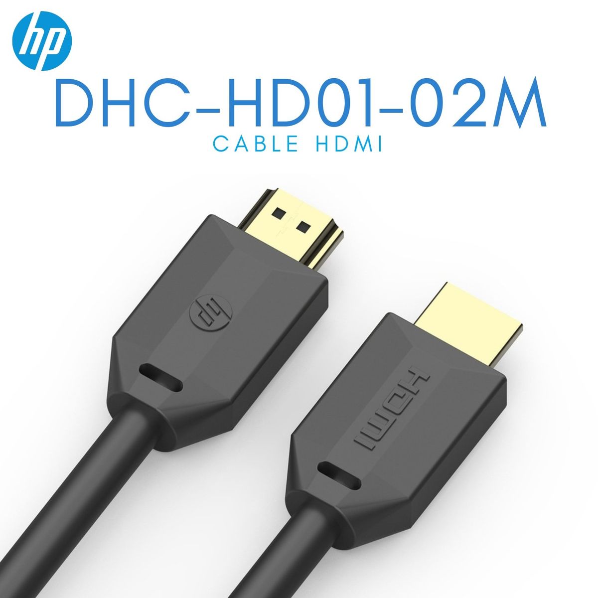 HP - Cable HDMI 2.0 HP de Alta Velocidad 4K 60Hz DHC-HD01-02M