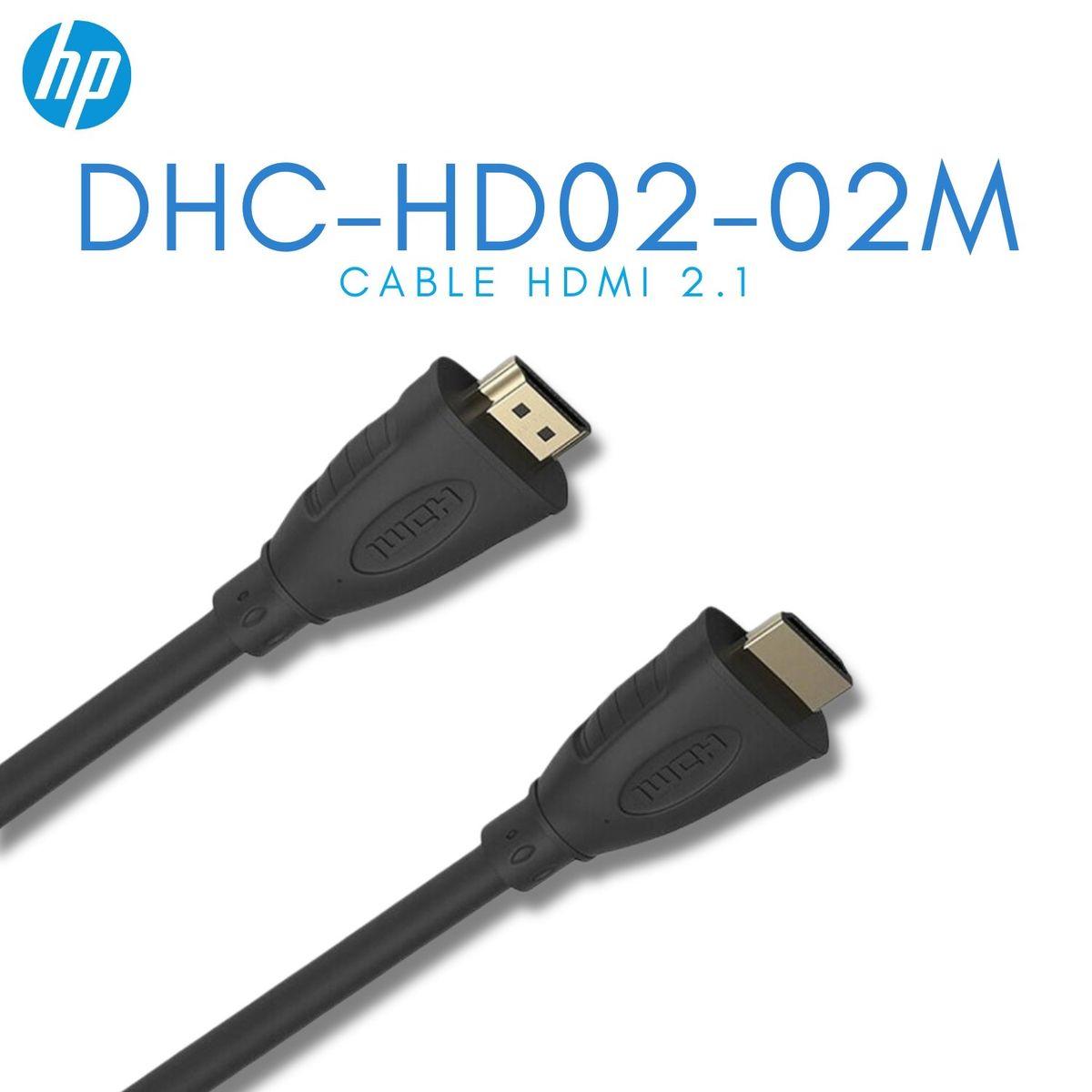 HP - Cable HDMI 2.1 HP de Alta Definición 4K - 60Hz DHC-HD02-02M