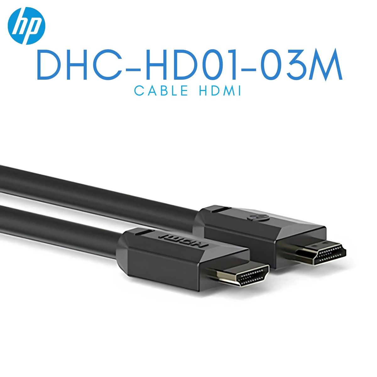 HP - Cable HDMI 2.0 HP de Alta Velocidad 4K 60 Hz DHC-HD01-03M