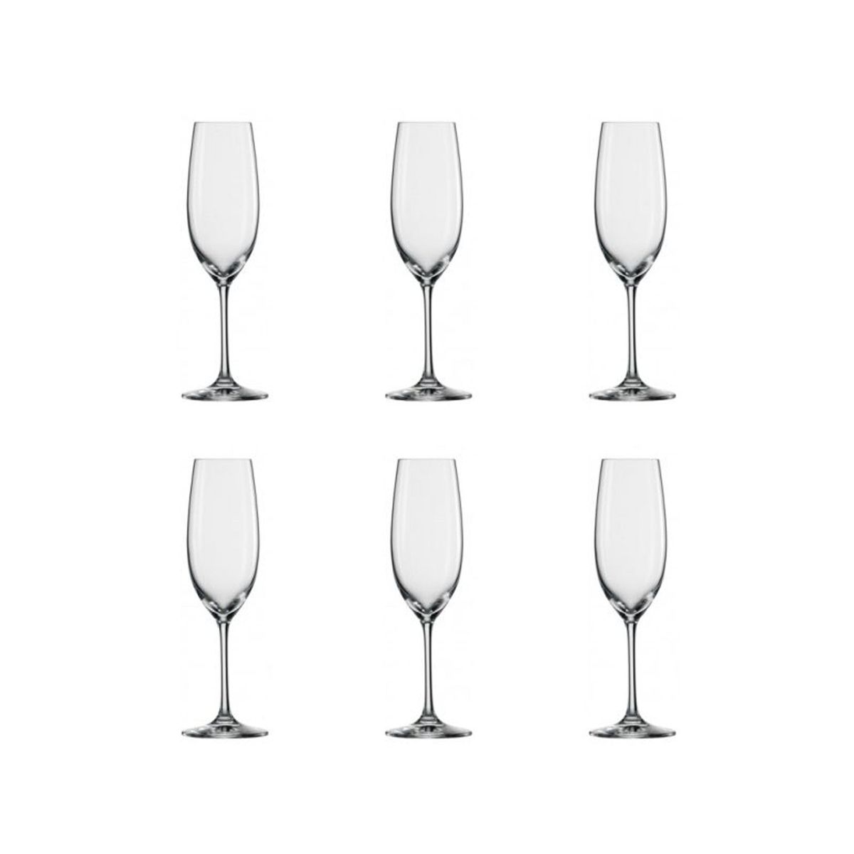 SCHOTT ZWIESEL - Set de 6 Copas para Champagne 228 ml Modelo Ivento - SCHOTT ZWIESEL