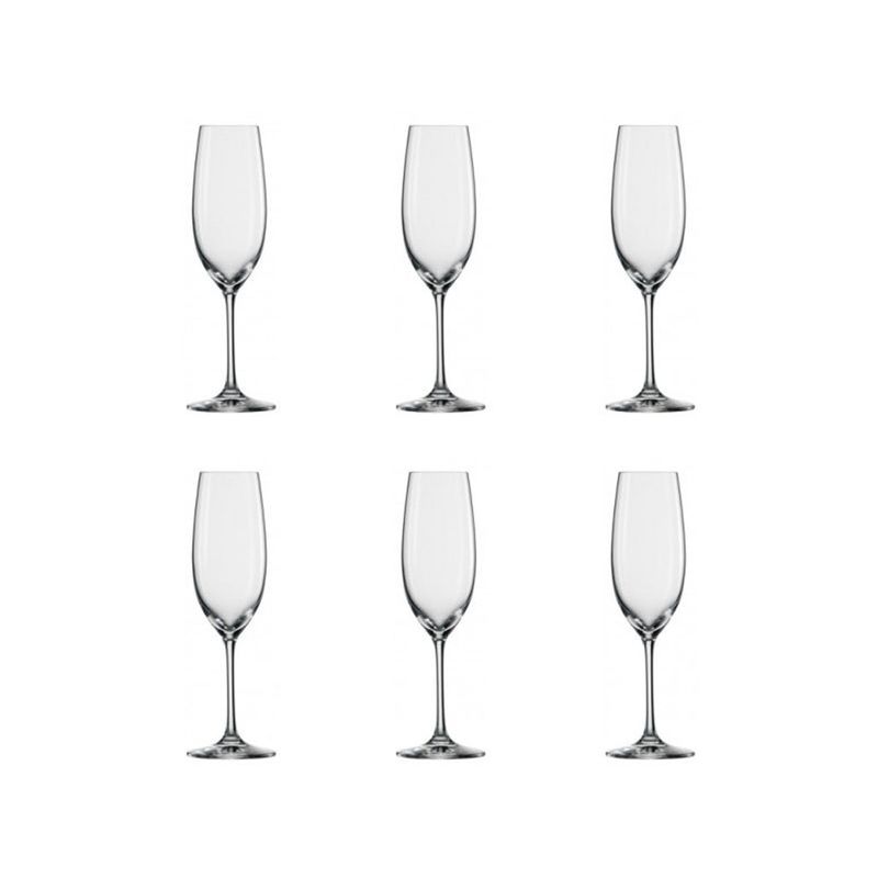 SCHOTT ZWIESEL - Set de 6 Copas para Champagne 228 ml Modelo Ivento - SCHOTT ZWIESEL