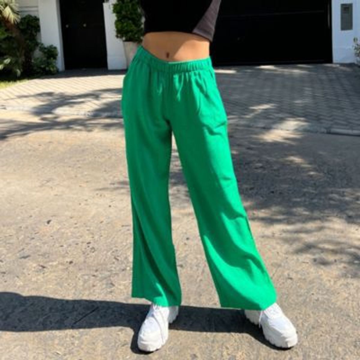 DESIRE - Pantalón Wide Lino Desire Para Mujer