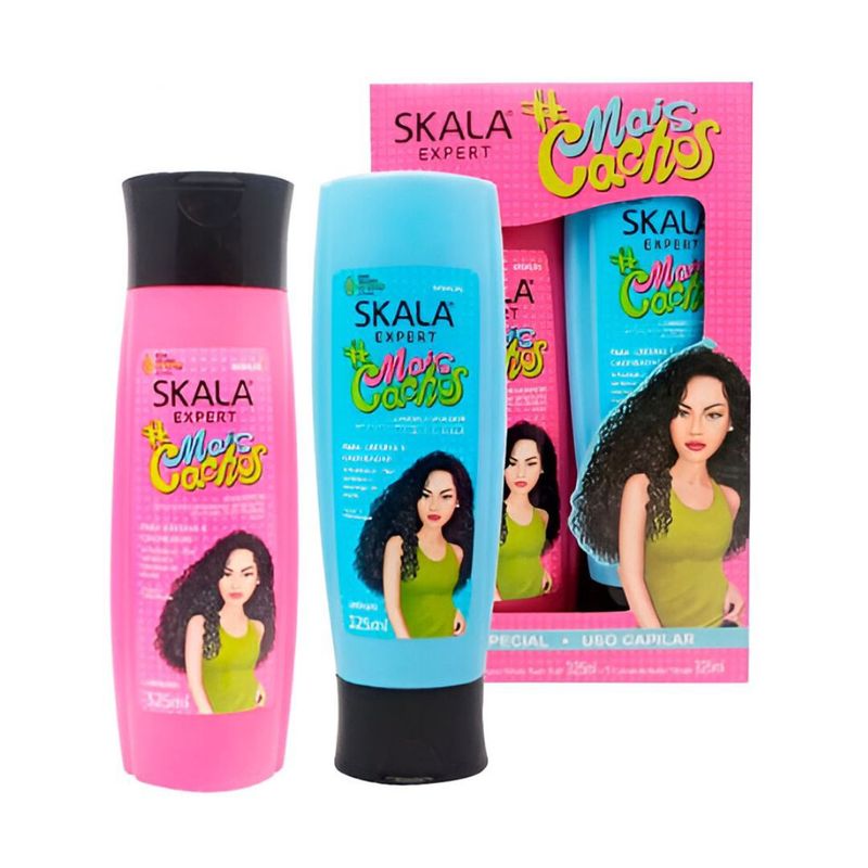 SKALA - Dúo Shampoo-Acondicionador Mais Cachos Skala Rizos Hidratados