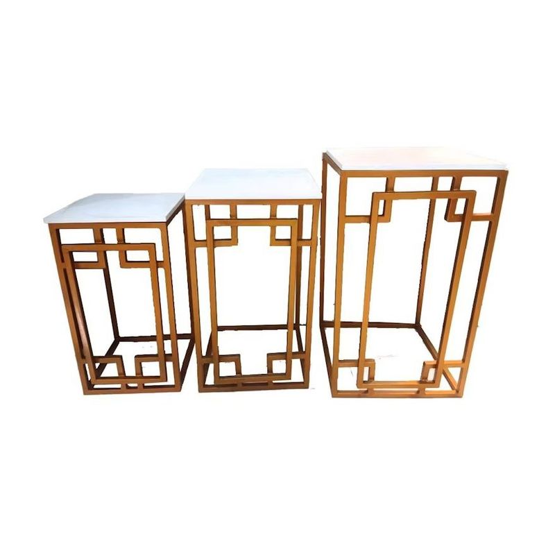 OEM - 3 MESAS ROMANAS DECORATIVAS PARA EVENTOS