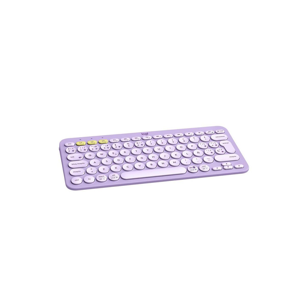 LOGITECH - Teclado Bluetooth Logitech K380 Morado