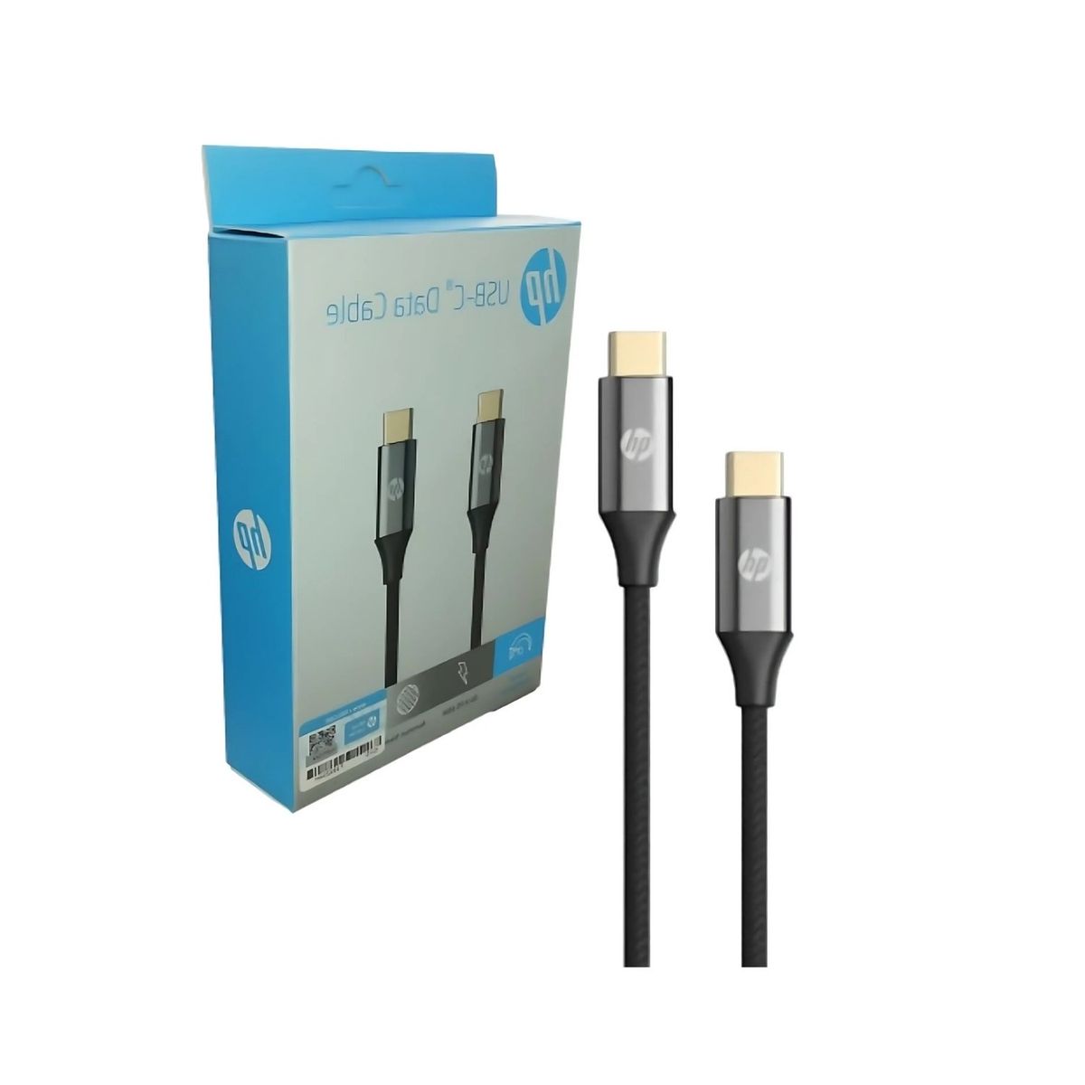 HP - Cable de Carga Rápida Tipo C HP USB-C 15M Acabado Aluminio DHC-TC109