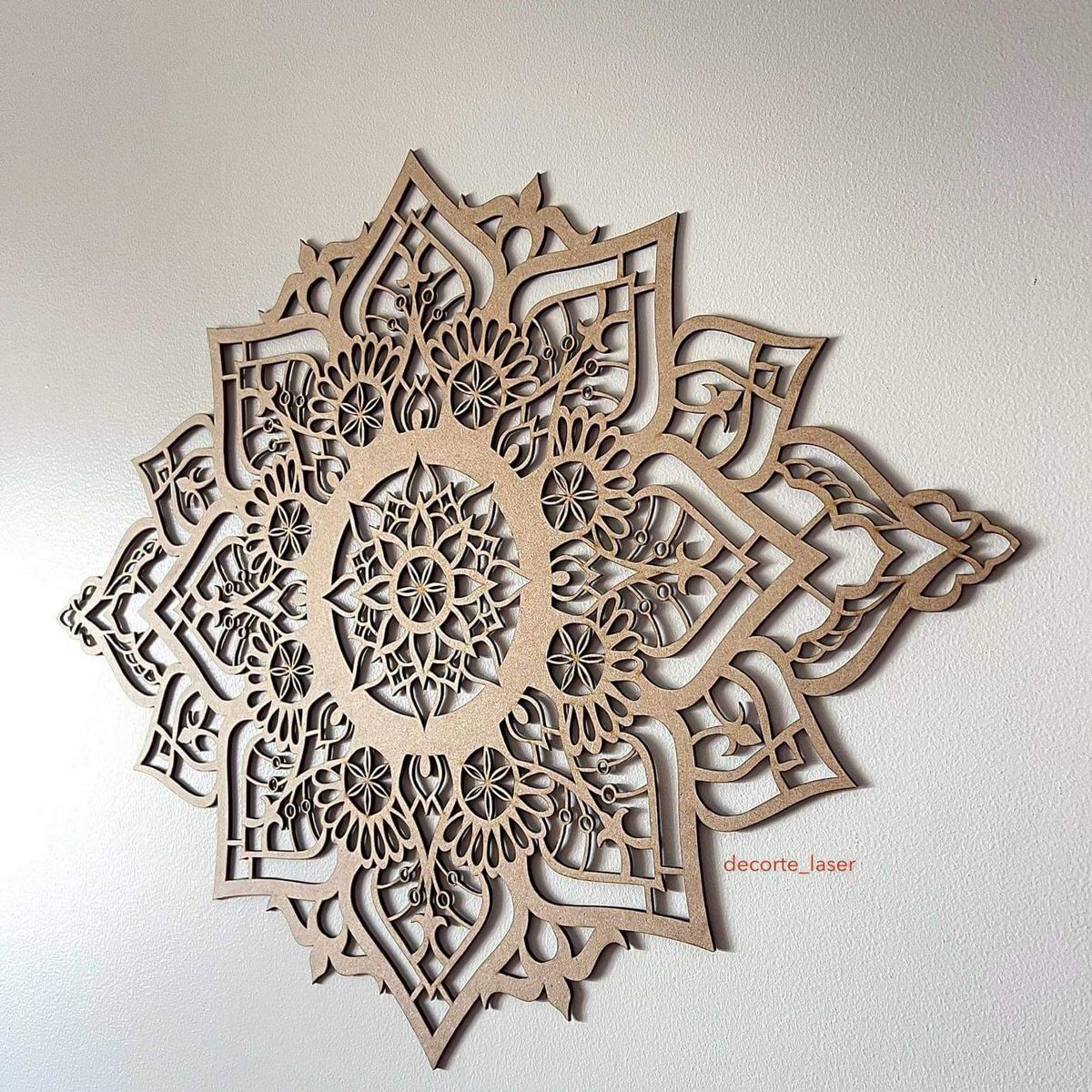 GENERICO - CUADRO DECORATIVO MANDALA TRUPAN 60X60 CM