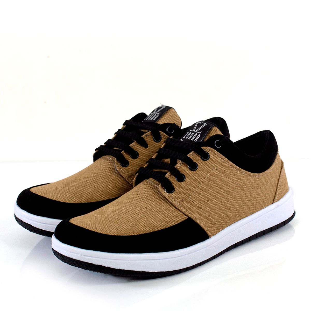 ZOHAR - ZAPATILLA ALVARO ZOHAR - BEIGE  NEGRO