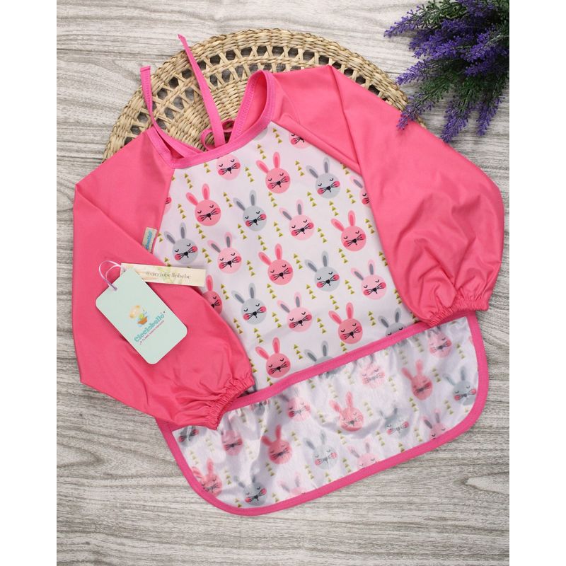 VARIOS - Mandil Babero Rosado para Bebé NIÑA Cicciobello