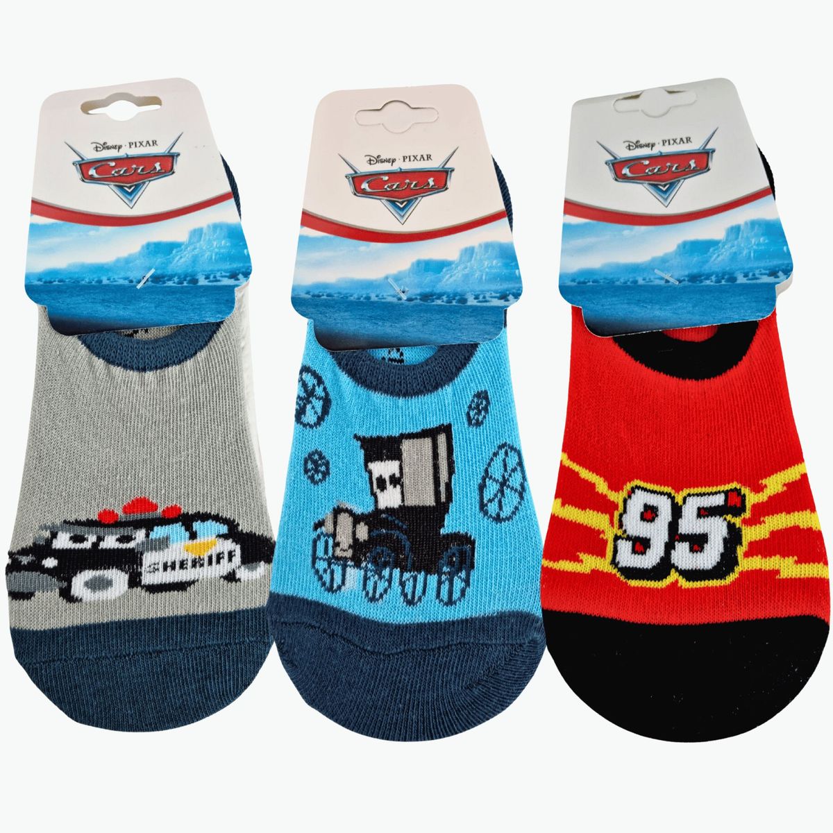 DISNEY - Pack 3 Medias Invisible - CARS