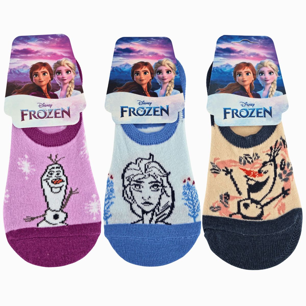 DISNEY - Pack 3 Medias Invisible - FROZEN