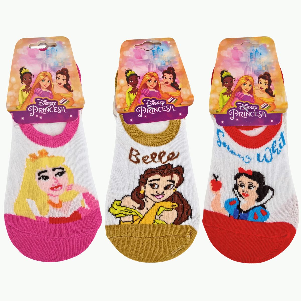 DISNEY - Pack 3 Medias Invisible - PRINCESA