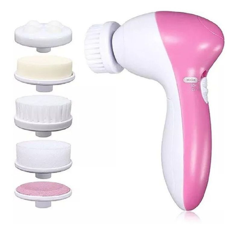 OTTOWARE - CEPILLO LIMPIADOR FACIAL 5 EN 1 MASAJEADOR EXFOLIANTE PIEL