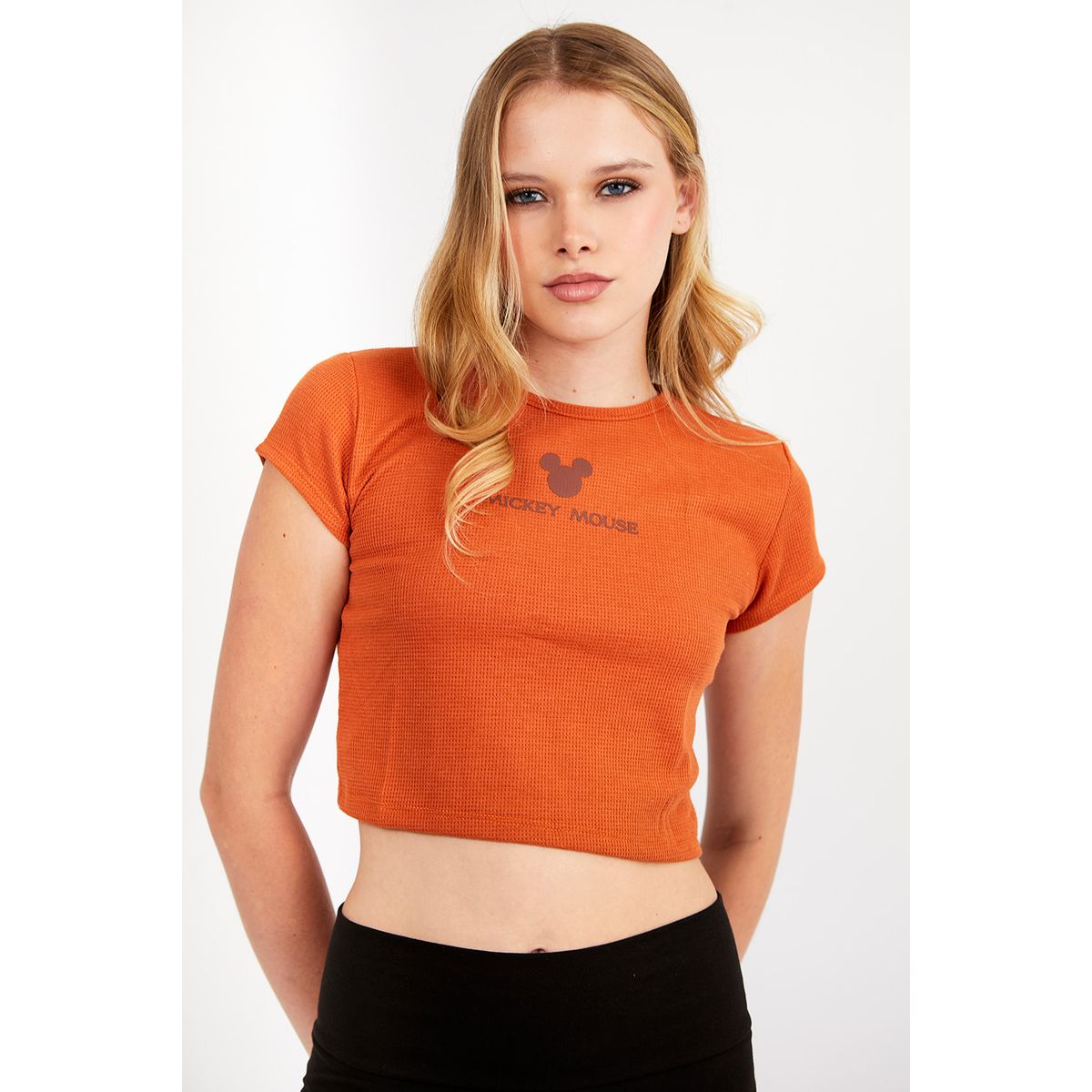 DISNEY - Crop Top Mickey Mouse Mujer