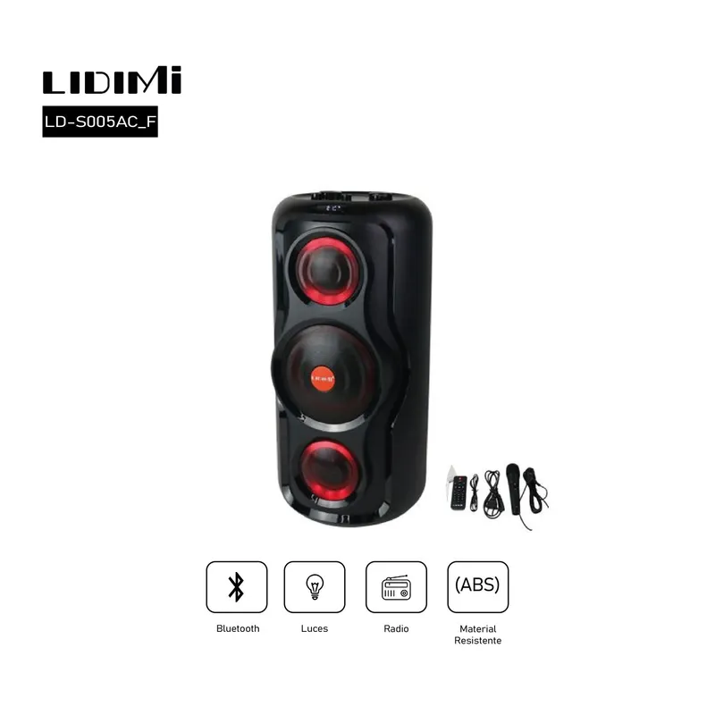 LIDIMI - Parlante Portatil Bluetooth LIDIMI LD-S005AC-F