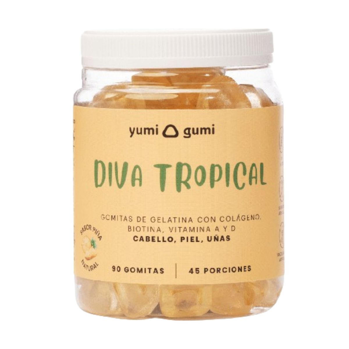YUMI GUMI - Diva Triopical Gomitas Yumi Gumi 90 Und Piña