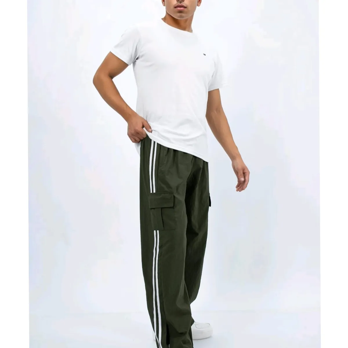 ENKI - Pantalón cargo unisex ENKI modelo Track Parachute