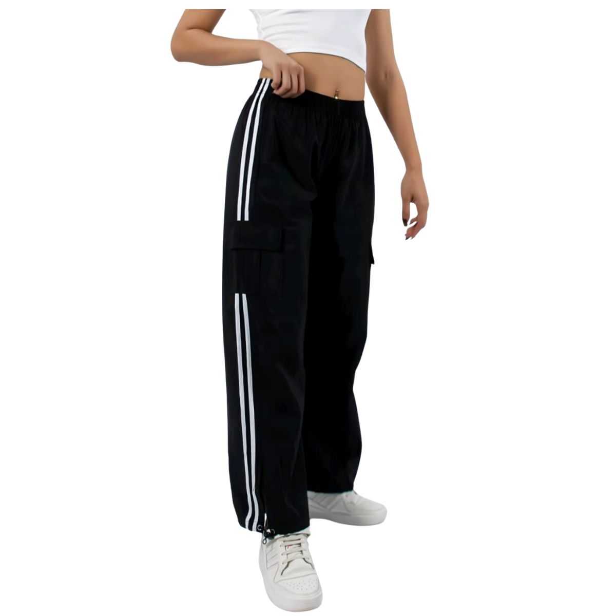 ENKI - Pantalón cargo unisex ENKI modelo Track Parachute