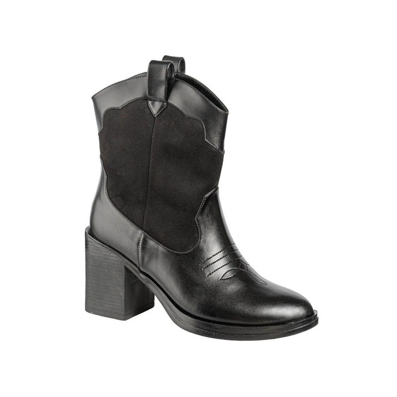 ANGIE TAN - Botines Taco Angie Tan KT-21 Negro