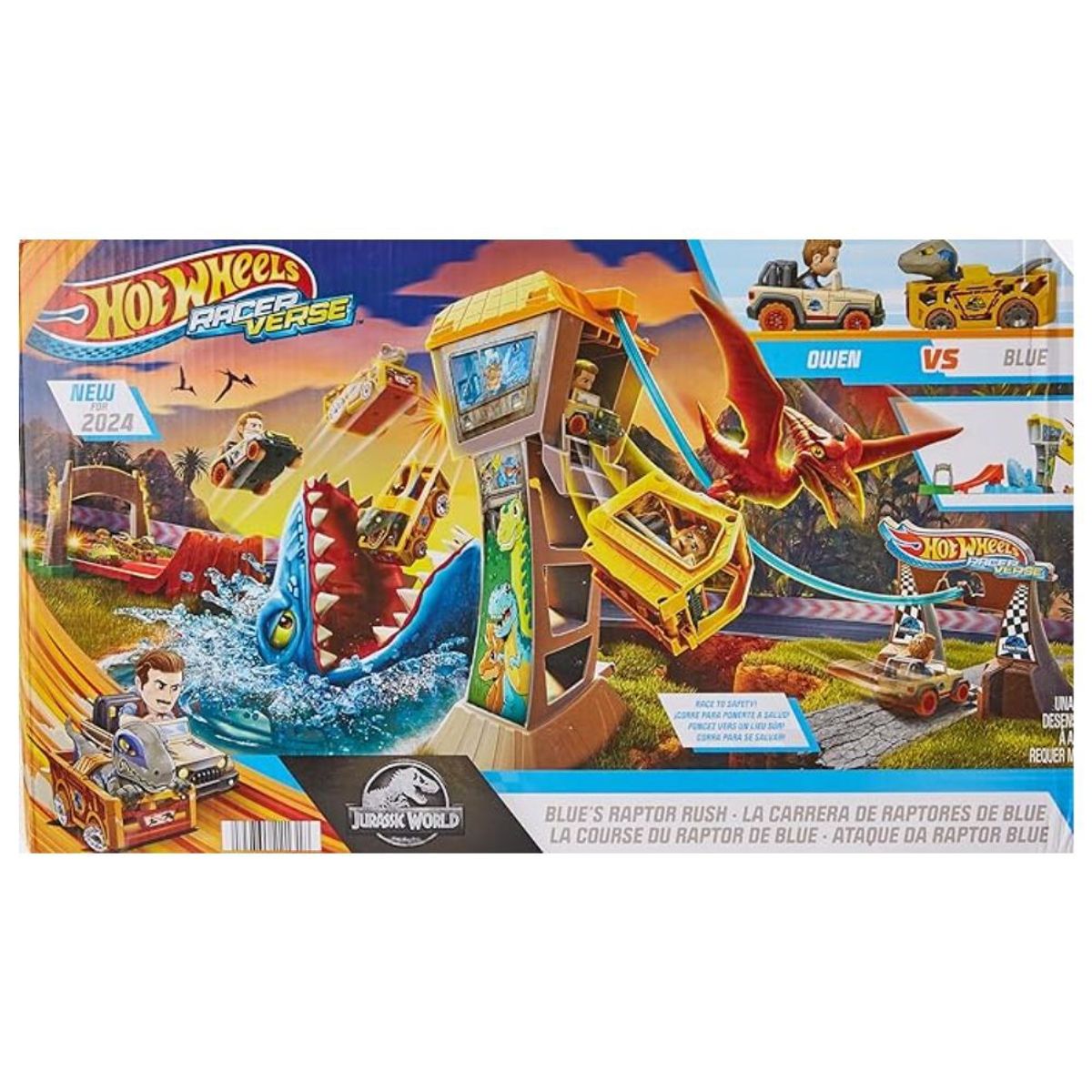 HOT WHEELS - Hot Wheels RacerVerse Pista Jurasicc World