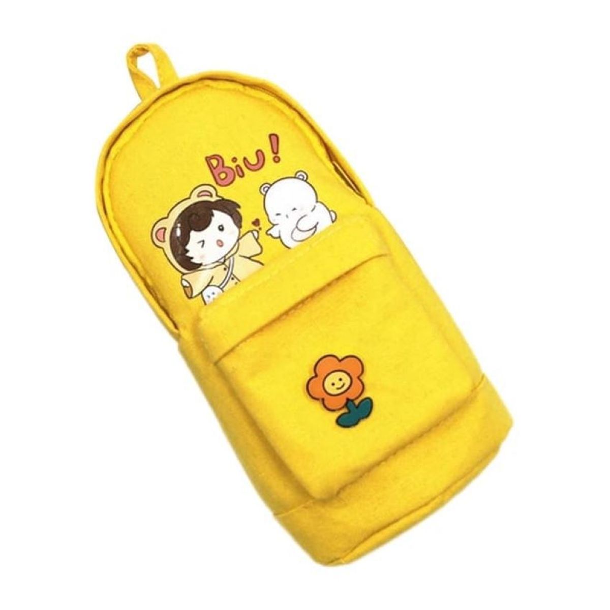 GENERICO - CARTUCHERA BACKPACK KAWAI AMARILLO