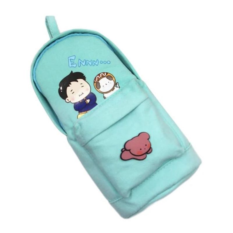 GENERICO - CARTUCHERA BACKPACK KAWAI VERDE