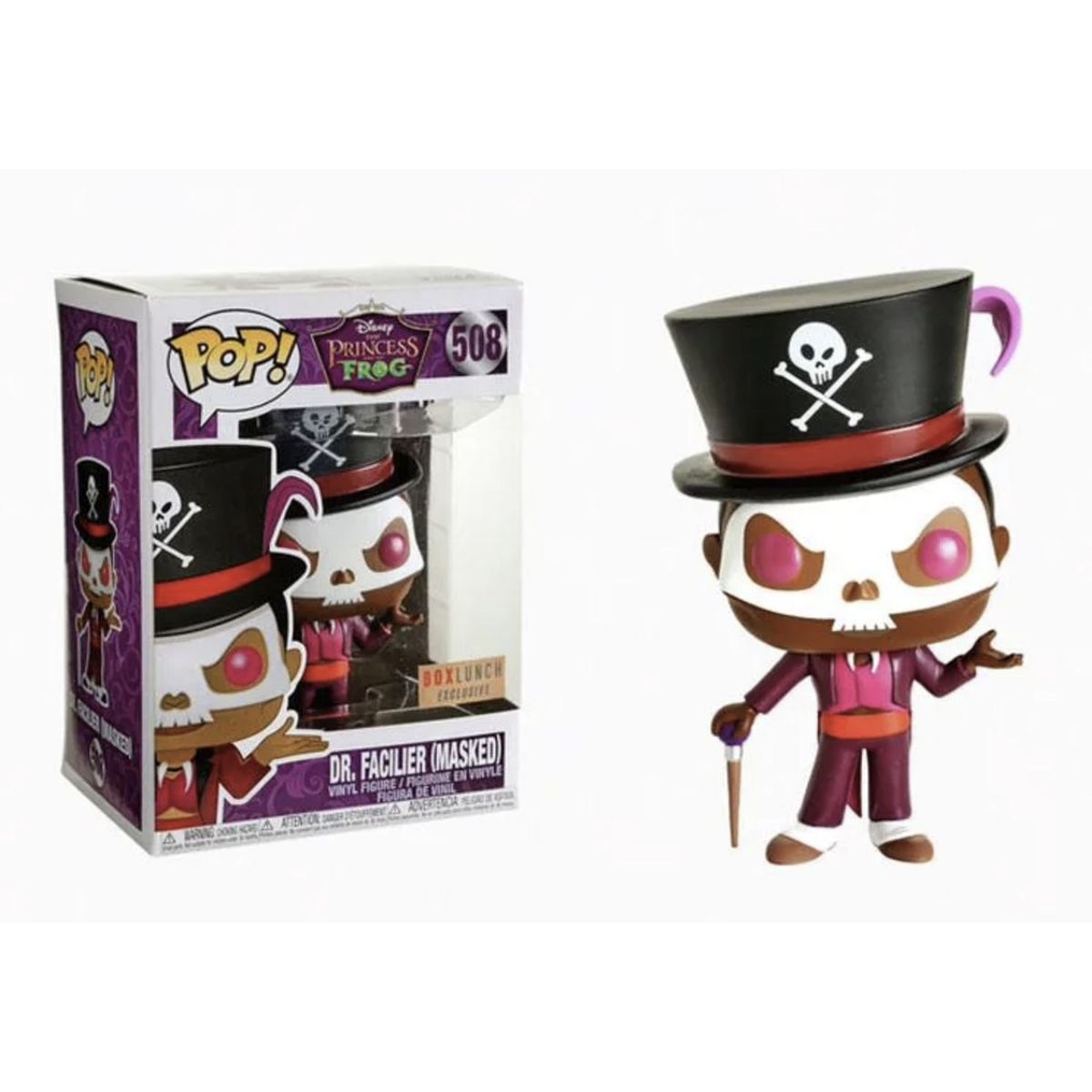 FUNKO - Dr Facilier Masked Funko Pop 508 Exclusivo Princesa y Sapo