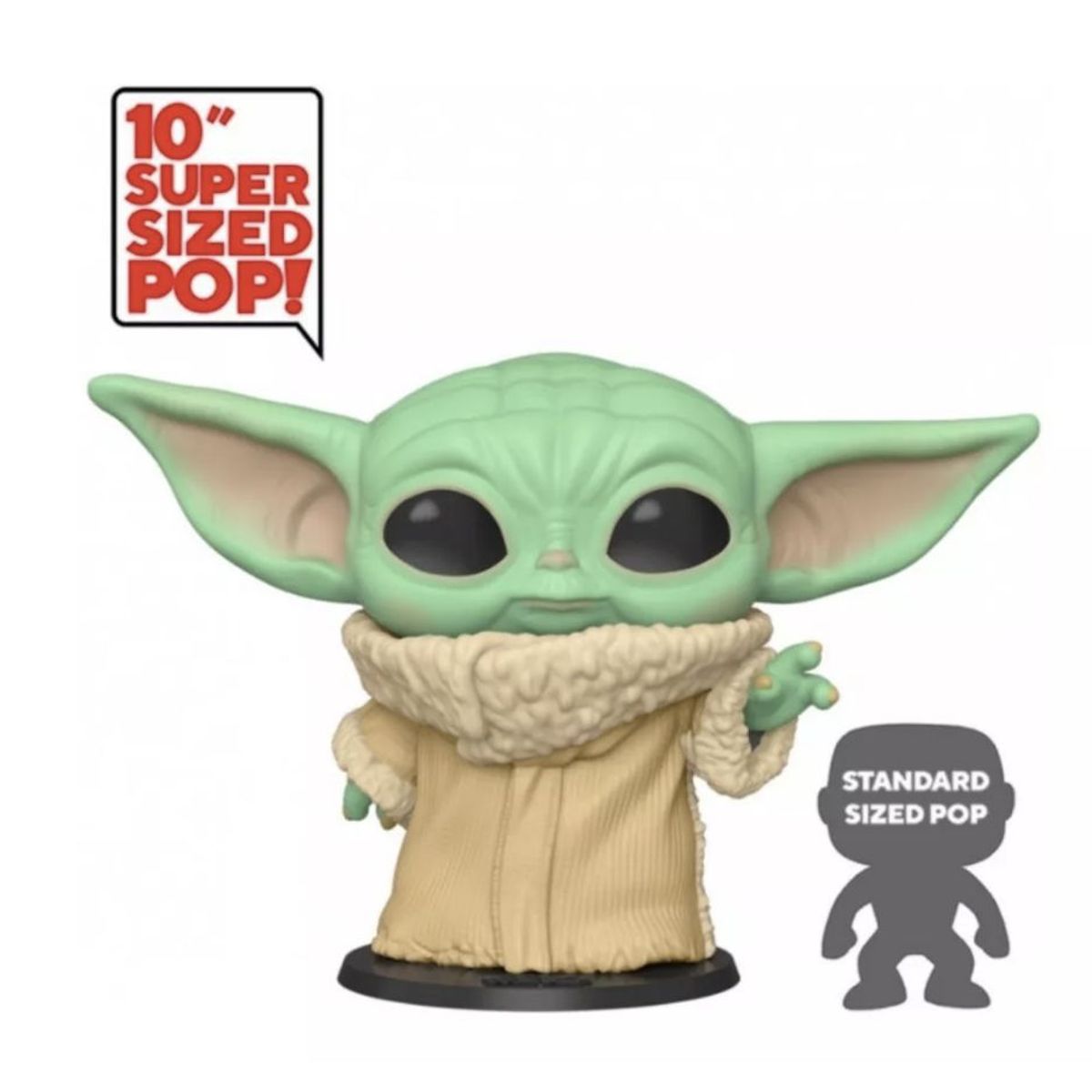 FUNKO - Baby Yoda Grogu Funko Pop 369 Jumbo 10 Pulgadas Mandalorian