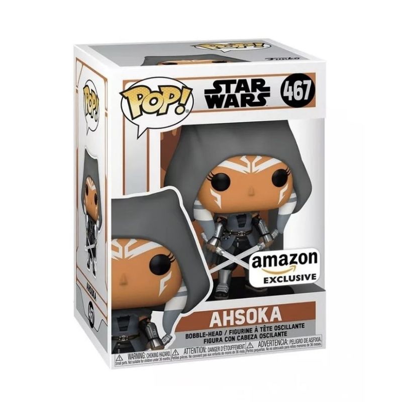 FUNKO - Ahsoka Funko Pop 467 Star Wars Amazon Exclusivo