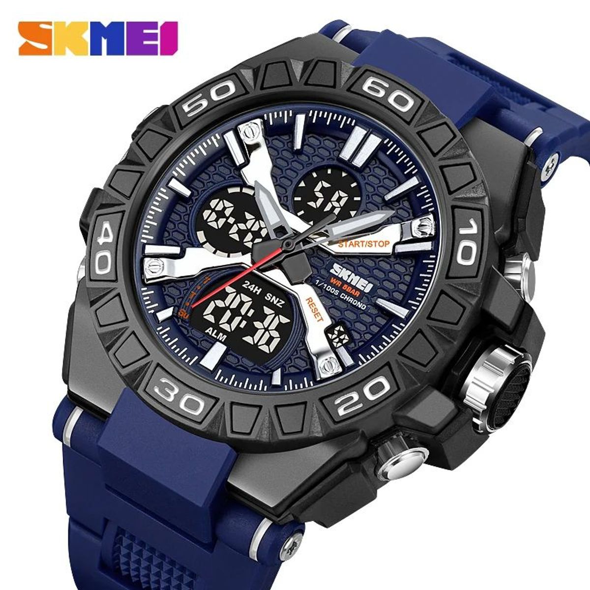 SKMEI - Reloj Skmei 2220 Azul Correa Silicona