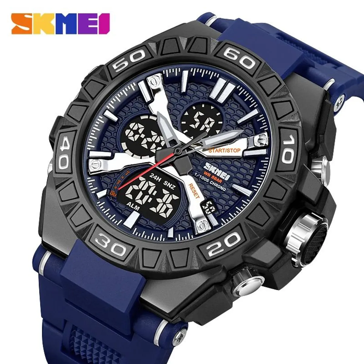 SKMEI - Reloj Skmei 2220 Azul Correa Silicona