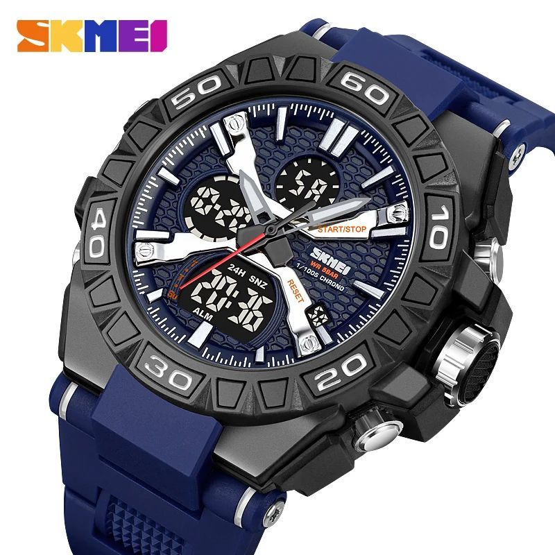 SKMEI - Reloj Skmei 2220 Azul Correa Silicona