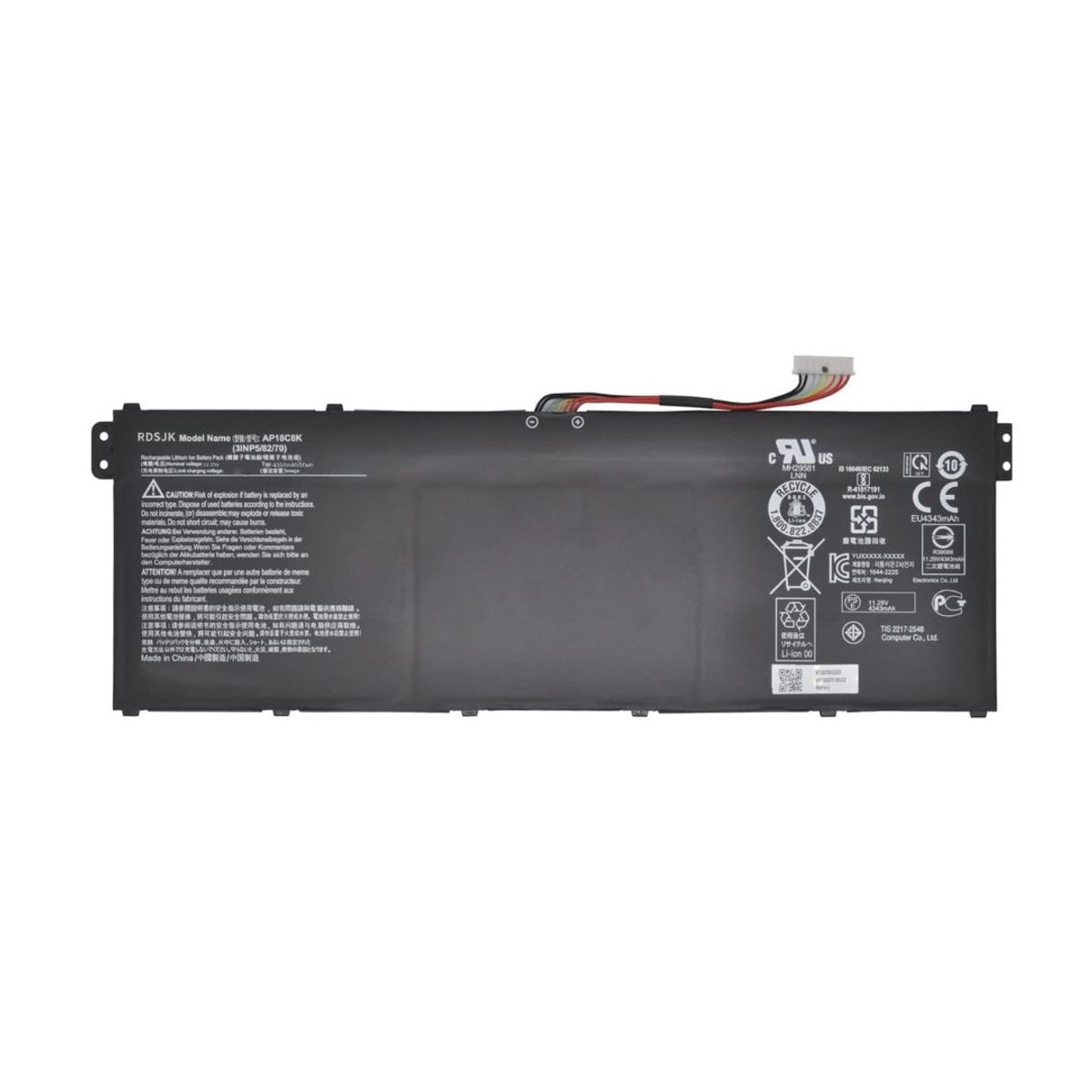 GENERICO - Batería para Laptop Acer.  AP18C8K.   Aspire 5 A514-52