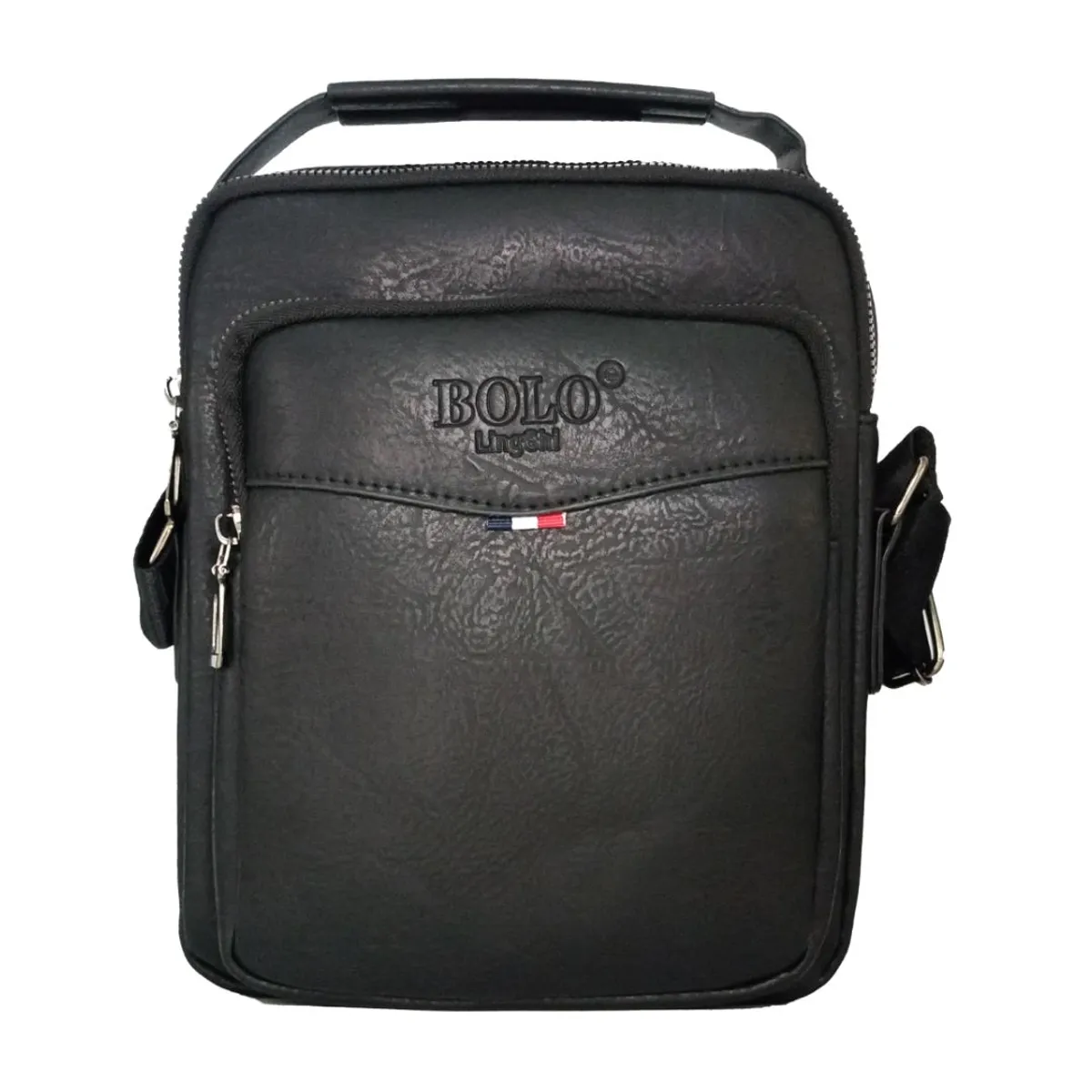 GENERICO - Morral Hombre en Cuero PU Bandolera