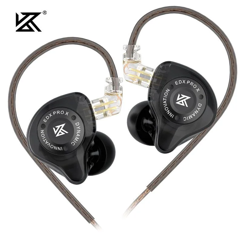 KZ - Audífonos In-Ear KZ EDX PRO X con graves dinámicos-Sin MIC Auriculares