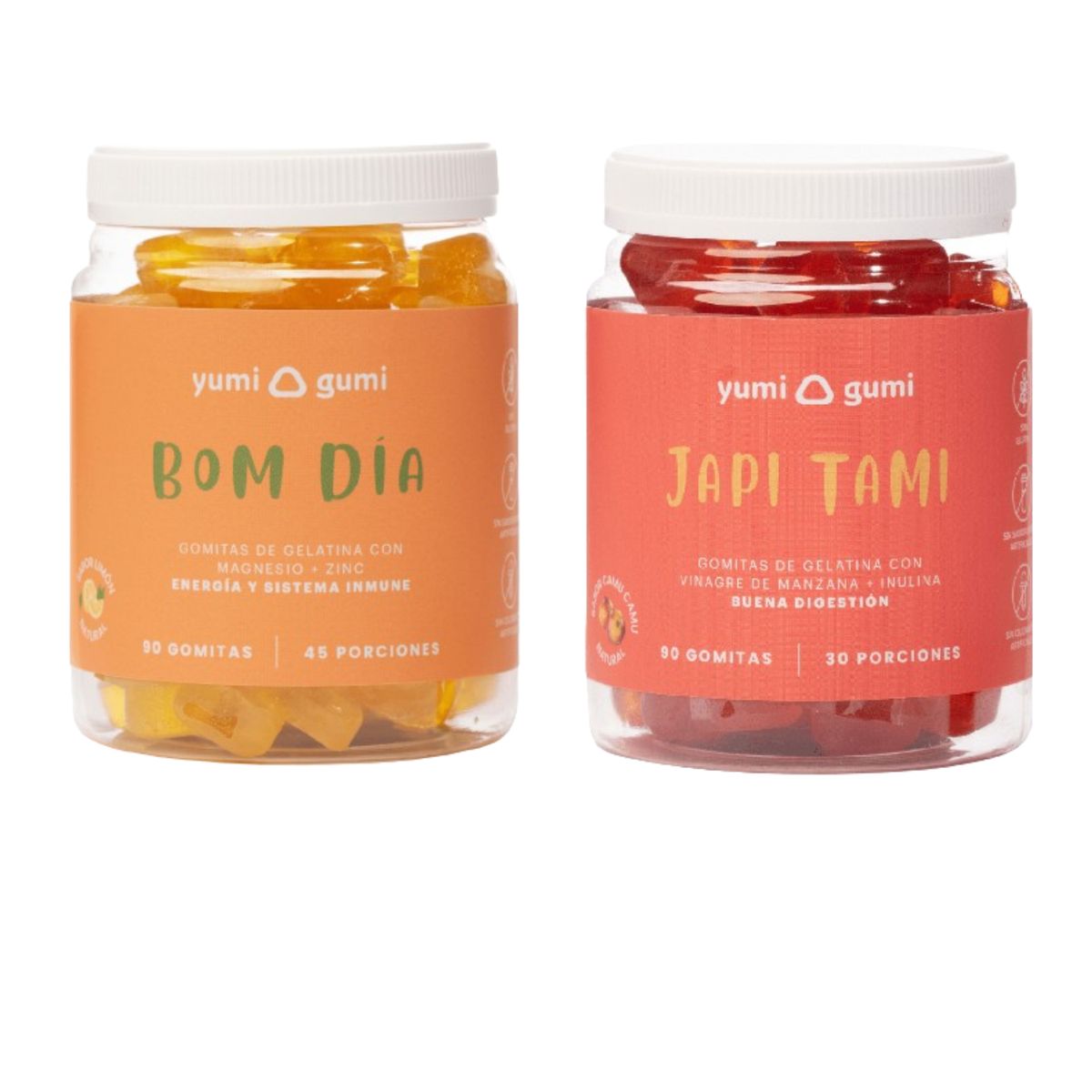 YUMI GUMI - Pack Bom Día + Japi Tami Yumi Gumi 90 Und