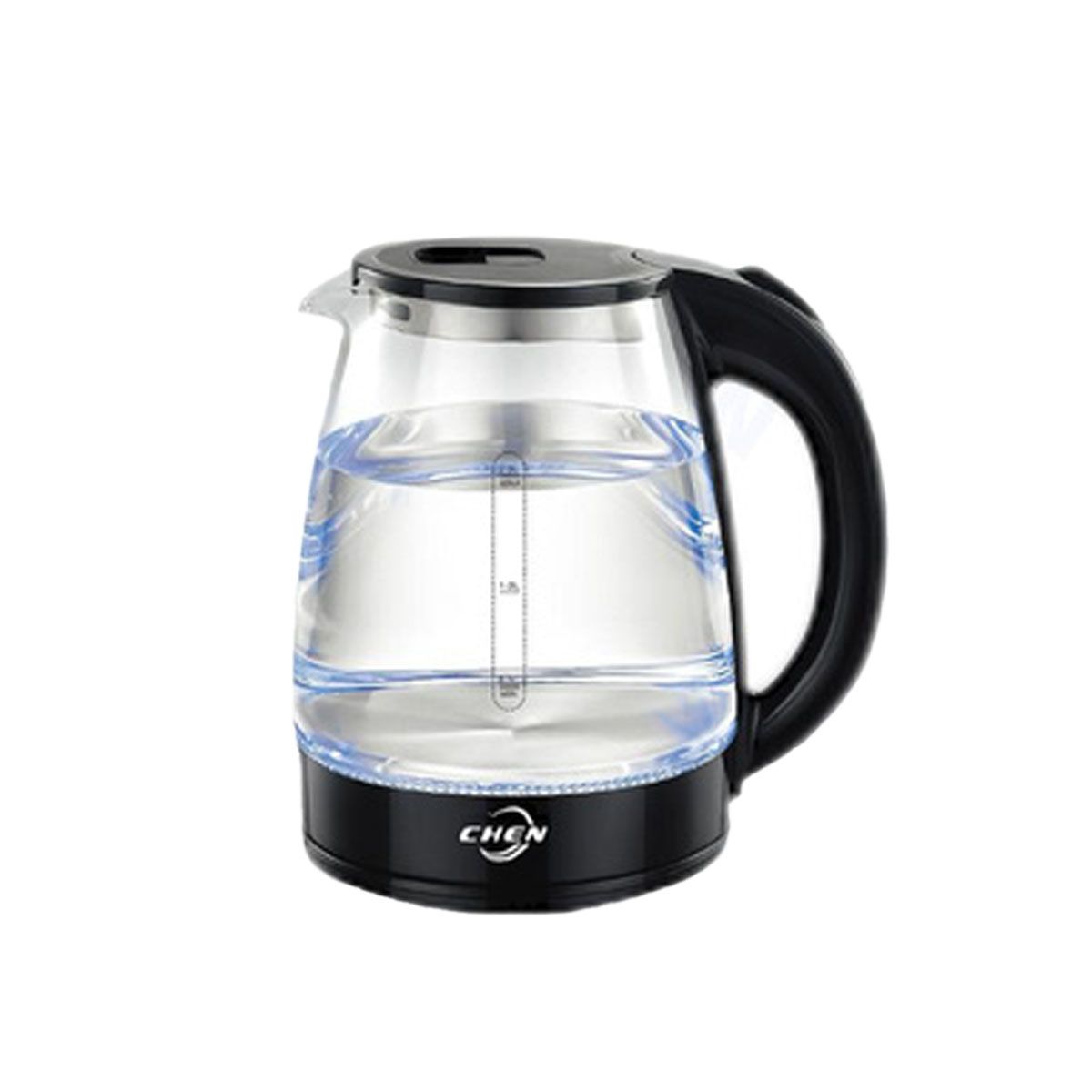 GENERICO - Hervidor Eléctrico De Vidrio Elegante 2.0 Litros Con Luz Led