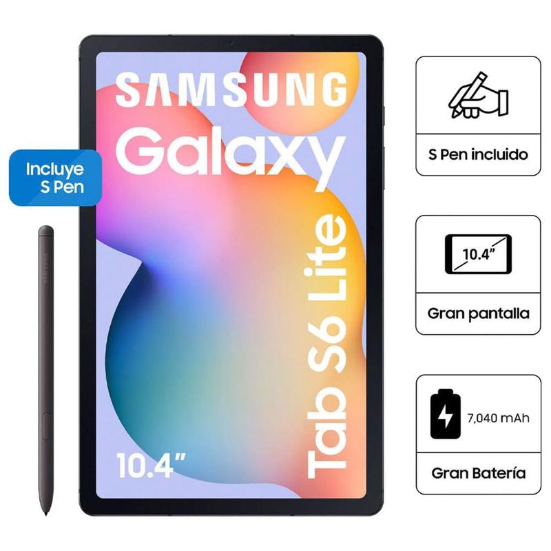 SAMSUNG - Tablet Samsung Galaxy TAB S6 Lite 10 Pulg. 64GB 4GB + Lapiz SM-P613
