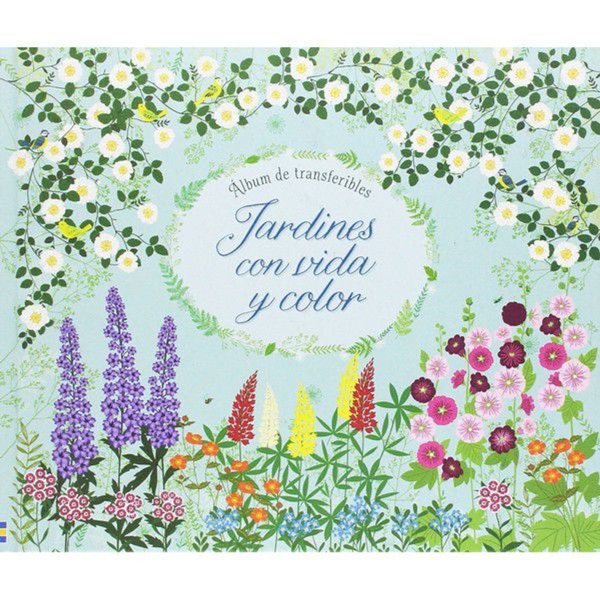 GENERICO - Album de transferibles JARDINES CON VIDA Y COLOR