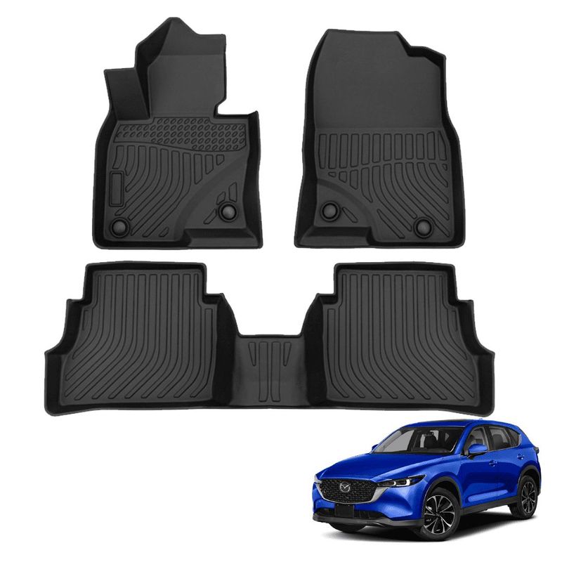 GENERICO - PROTECTOR CUBRE PISO 5D TPE MAZDA CX5 2017-2024