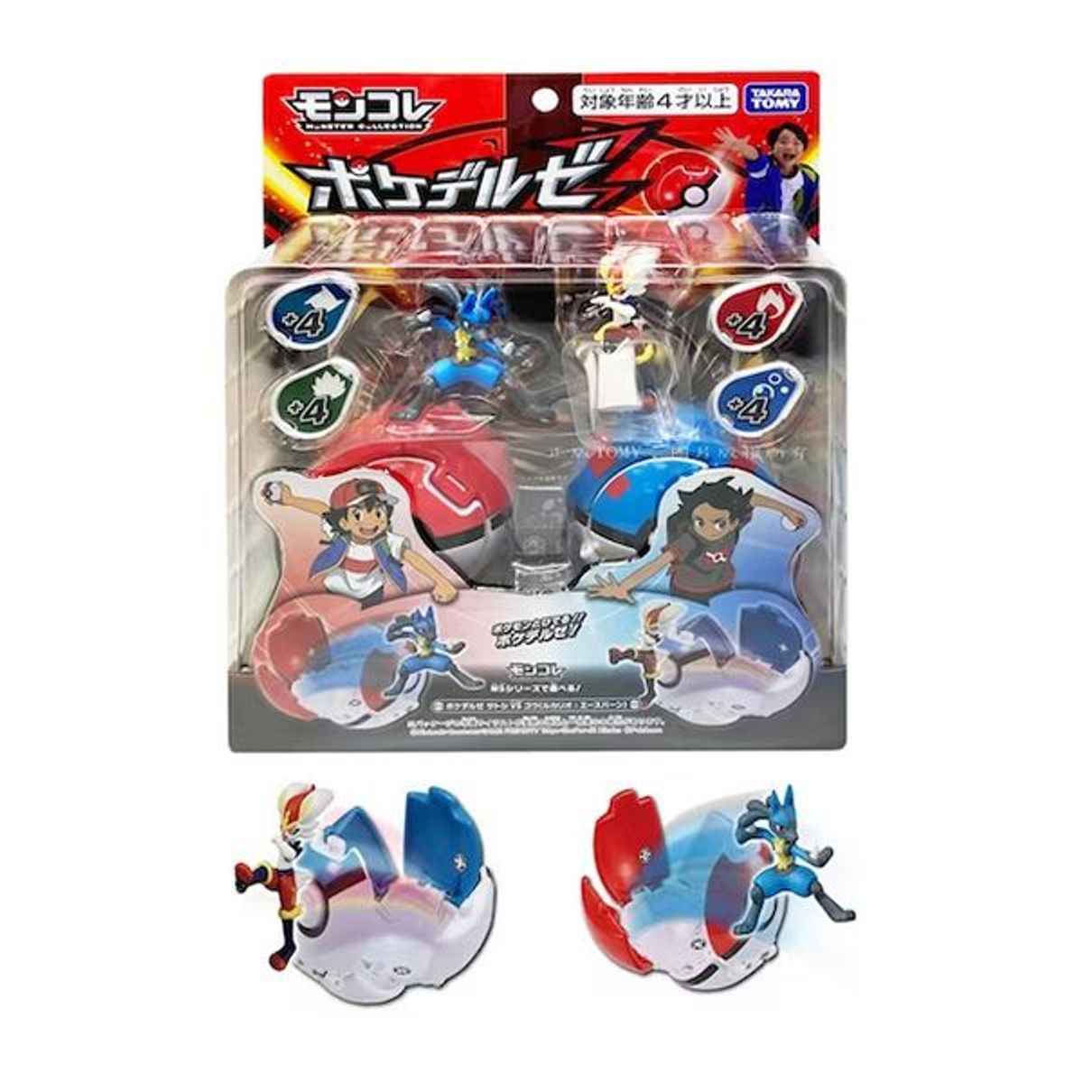TOMY - Pokemon Moncolle Poke Lucario Vs Cinderace