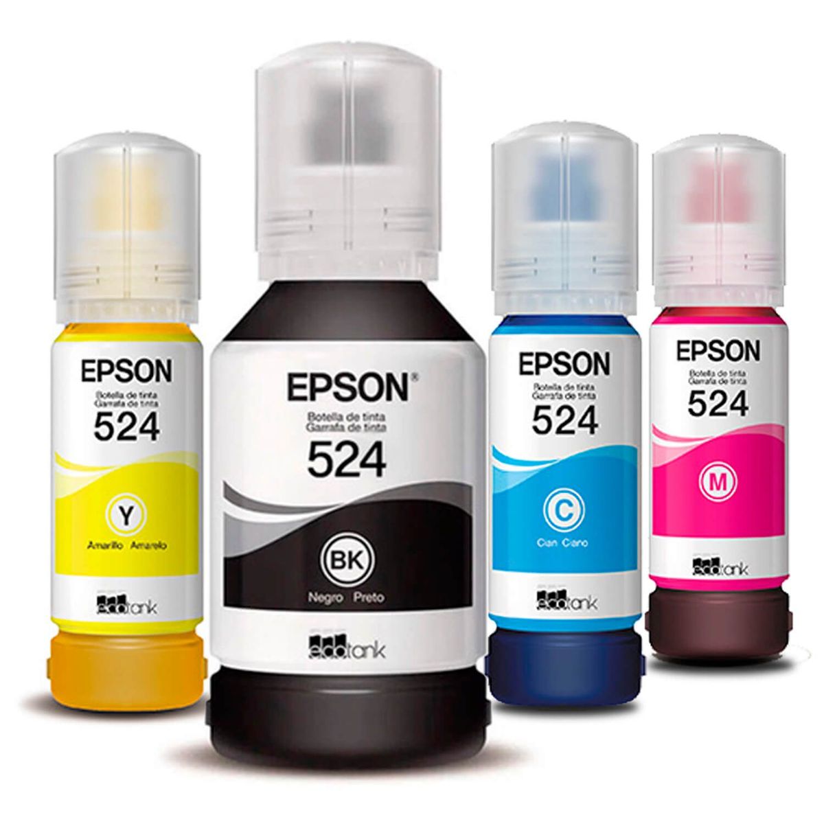 EPSON - JUEGO DE TINTA EPSON 524 NEGRO Y COLORES (T524) ORIGINAL